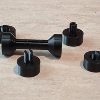 3x adattatori 135 a 120 da piccolo a medio formato