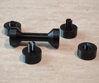 3x adattatori 135 a 120 da piccolo a medio formato