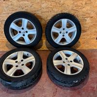 4 RUOTE CERCHI IN LEGA 16" PEUGEOT 307 ANNO 2005 