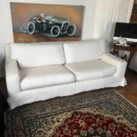 Divano bianco classico