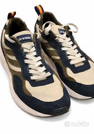 Sneakers K-Way uomo blu/beige