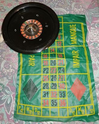 Roulette Casino' vintage anni 80