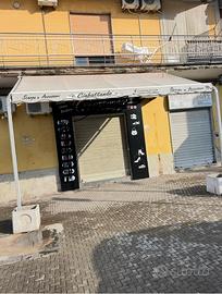 tenda con struttura americana in pvc