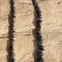 Collana Vintage in pietre naturali blu 