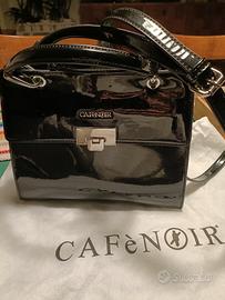 CAFèNOIR borsa vernice nera