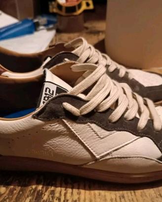 Sneakers uomo 4B12 41 bianche made in Italy