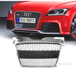 GRIGLIA AUDI TT 06-14 LOOK RS ARGENTO