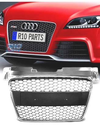 GRIGLIA AUDI TT 06-14 LOOK RS ARGENTO