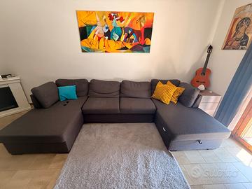 Divano letto a U