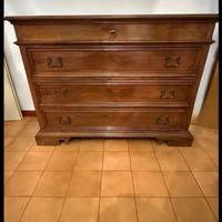 Como’ / Cassettine 4 cassetti in noce