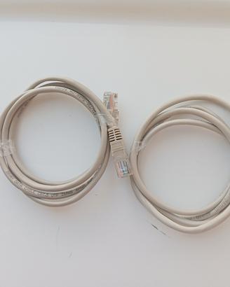 Set 2 cavi Ethernet nuovi