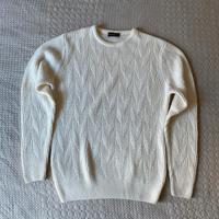 Maglione uomo Calliope panna lavorato – Taglia M