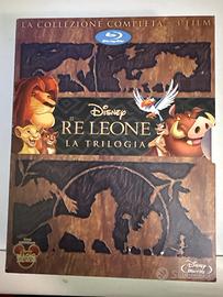 Il re leone la trilogia blu ray cofanetto nuovo