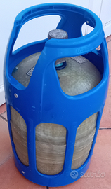 Bombola in fibra e plastica per butano o propano