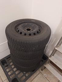 4 cerchi + gomme da neve