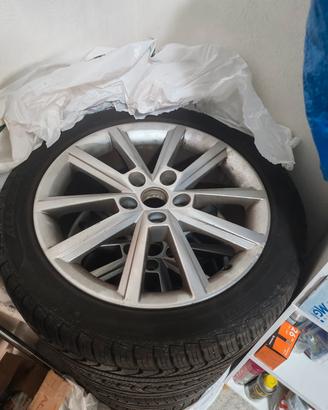 Cerchi 17 skoda Octavia e gomme  Pirelli P7 225 45