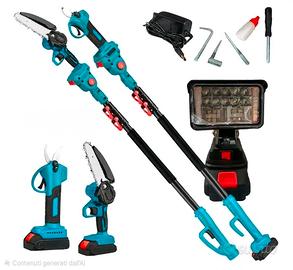  Kit Potatura 4 in 1 Cesoia Motosega 2 Batterie 48
