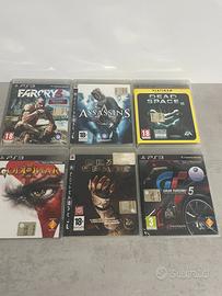 Lotto 6 Giochi PS3 (God of War, Dead Space)
