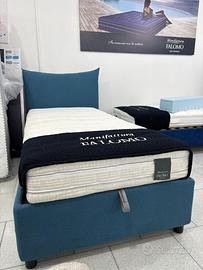 Letto singolo contenitore + Materasso Falomo