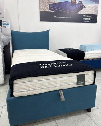 Letto singolo contenitore + Materasso Falomo