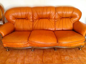 Divano e poltrone in pelle
