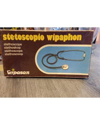 STETOFONENDOSCOPIO WIPASAN anni 70 con custodia