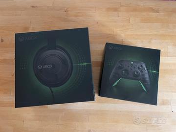 Xbox 20 anniversario kit CUFFIE+CONTROLLER