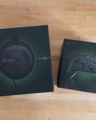 Xbox 20 anniversario kit CUFFIE+CONTROLLER