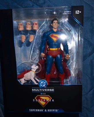 Figure 2025 Superman & Krypto McFarlane Deluxe
