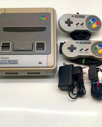Super Nintendo Snes Pal 1Chip-01 - 2 Controller