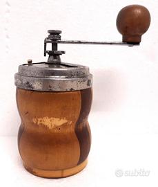 Macina Caffè B.G. VINTAGE cilindrico legno Italia