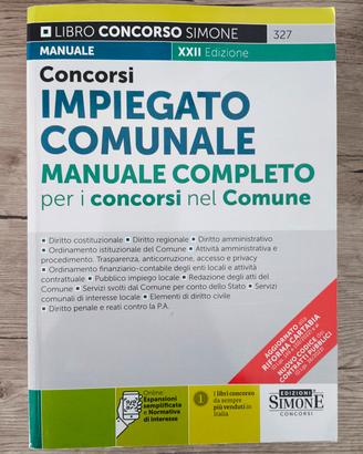 Manuale concorso Impiegato Comunale 