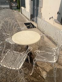Sedie da giardino  in ferro