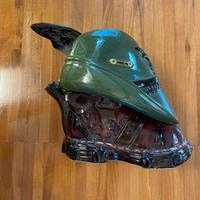 Bottiglia / boccale da liquore alpini in ceramica