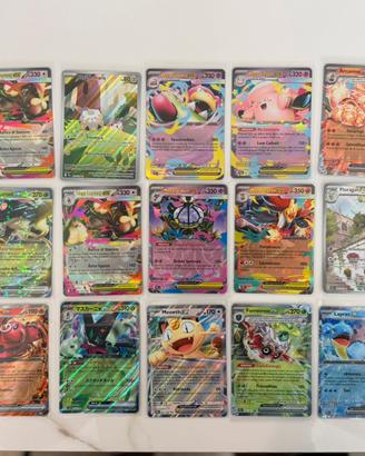 Carte pokemon Mega ex piu 85 holo + Espositore