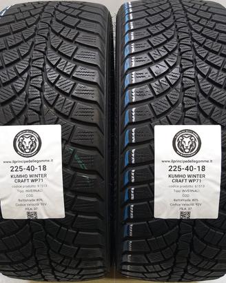 2 GOMME 225 40 18 KUMHO A61513