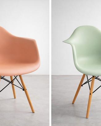 2 sedie design stile nordico perfette