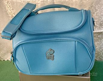Beauty case Fergie con lucchetto e targhetta Nuov