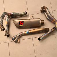 scarico akrapovic full titanio per cbr 1000 rr-r 