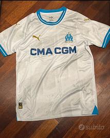 Maglia Da calcio Taglia S Marsiglia OM Bianca Blu