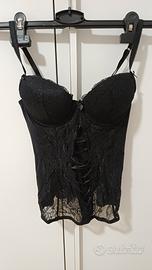Bustino Corsetto Yamamay nero con pizzo 2B  EU 70