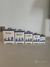 Set in ceramica da cucina