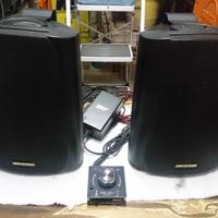 Amplificatore e casse stereo 