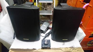 Amplificatore e casse stereo 