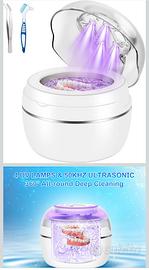 Pulitore Ultrasuoni 50000Hz  con Lampada UV, 250ml