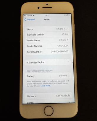 iPhone 7 White/Silver – Funzionante 100%