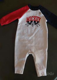 Tutina intera Disney taglia 3/6 mesi