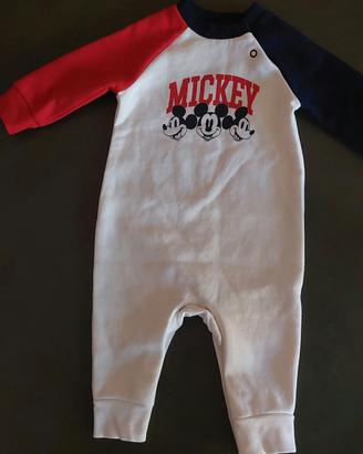 Tutina intera Disney taglia 3/6 mesi