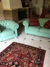 Divano Chester con due poltrone