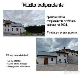 Villetta in linea ristrutturata